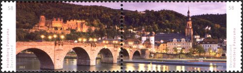 Briefmarkenpaar 'Heidelberg Panorama', 2013